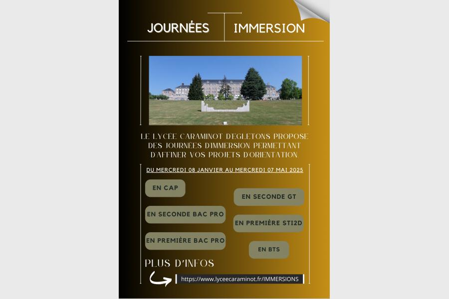 Journées d'immersion 2025